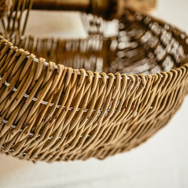 Traditional handwoven Guernsey basket, sustainable willow design