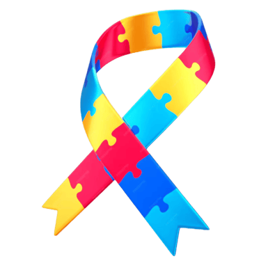 luilson laço autismo, conscientização autismo, símbolo TEA quebra-cabeça autismo, diversidade 
