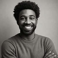 Reader testimonial portrait Liam from Bristol