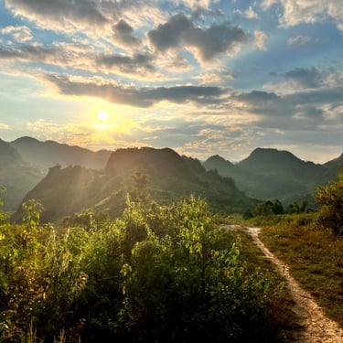 Mountain Lai Chau North Vietnam