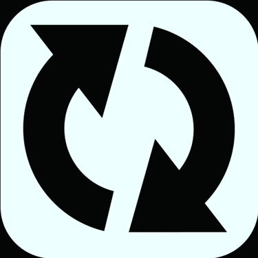 Two Circular Arrows Icon