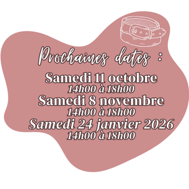 Atelier créatif Genève création ceinture en cuir