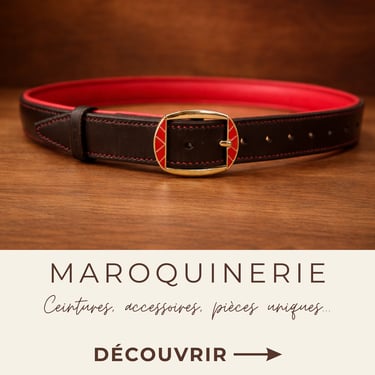 Sellerie Etter maroquinerie cuir créations France Suisse artisan fait main 