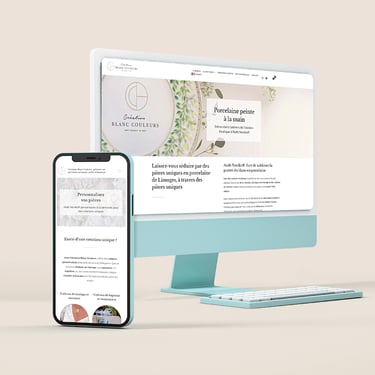 Une refonte de site ecommerce pour l'artisan Aude Novikoff, peintre sur porcelaine, Essonne