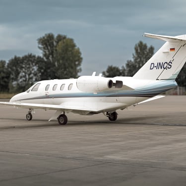 Cessna Citation CJ1 private jet exterior – aircraft photography for charter services and sales listings