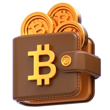 Illustration of a Bitcoin wallet with the iconic Bitcoin logo, representing the option to sell old B
