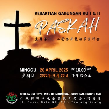 paskah 2025 paskah gabungan paskah geprin sion