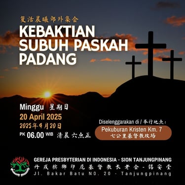 paskah 2025 subuh paskah padang