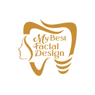 a woman's face with the words my best facial design