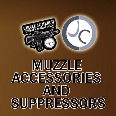 MUZZLE ACCESSORIES AND SUPPRESSORS
