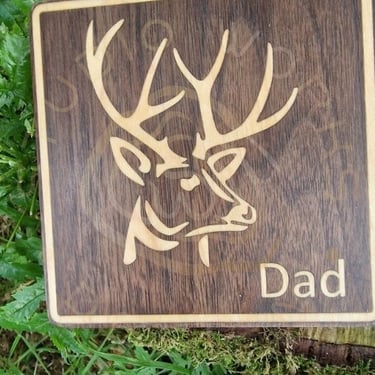 Custom inlay coaster