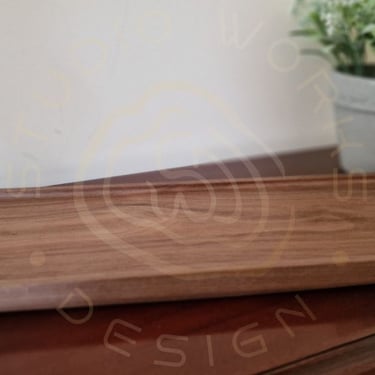 Walnut display and serving platter