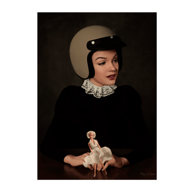 Marilyn Monroe et le casque