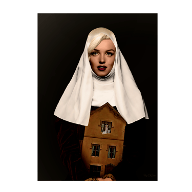 Marilyn Monroe à la fenêtre