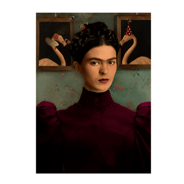 Frida Kahlo et les Flamants amoureux