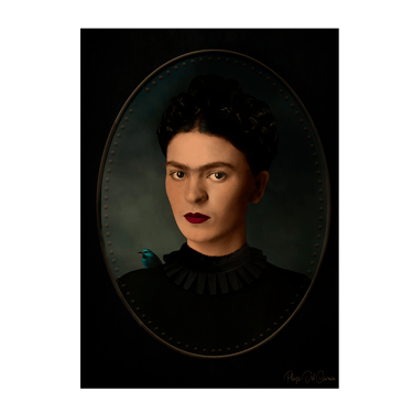 Frida Kahlo et l'oiseau bleu