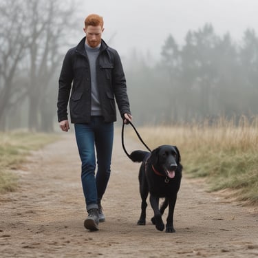 An assortment of clothes is displayed in a shop setting. A denim jacket with a large patch featuring a whimsical cat design is prominent. Beside it, a mannequin is dressed in a yellow and black jacket with a maroon beanie. Multiple shirts and decorative items hang in the background.