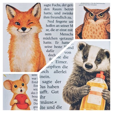 Tiere aus Der verlorene Regenbogen der Waldtiere