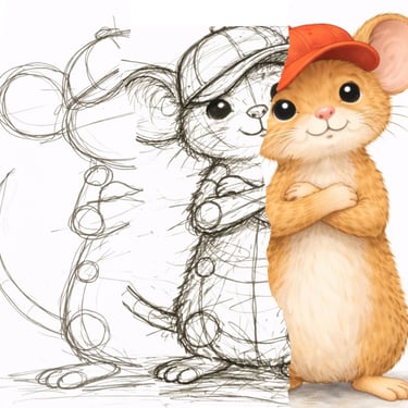 Von der Skizze zur Maus