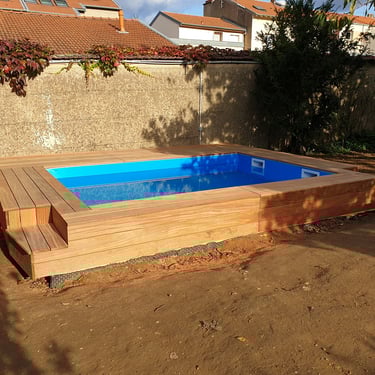 Terrasse en bois exotique