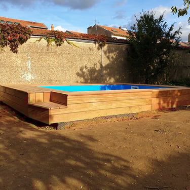 Terrasse en bois exotique