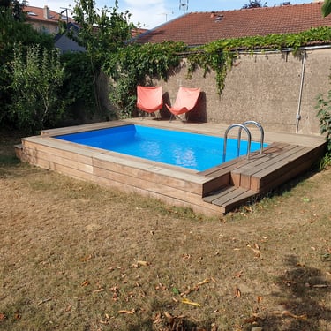 Terrasse en bois exotique