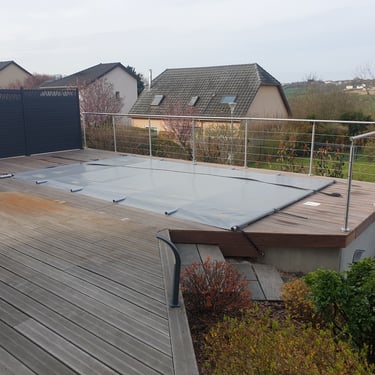 Terrasse en bois exotique