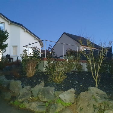 Terrasse en bois exotique