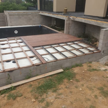 Terrasse en bois exotique