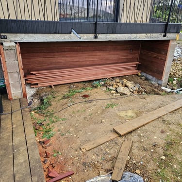 Terrasse en bois exotique
