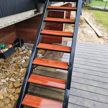 Terrasse en bois exotique