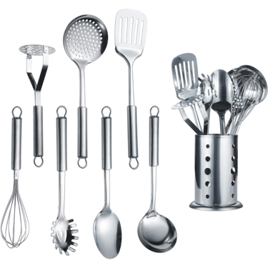 stainless steel cooking utensils