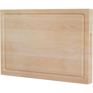 Natural solid wood cutting board