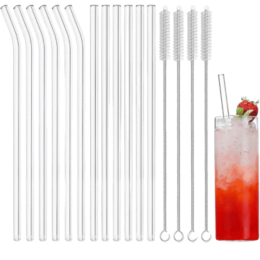 Glass straws