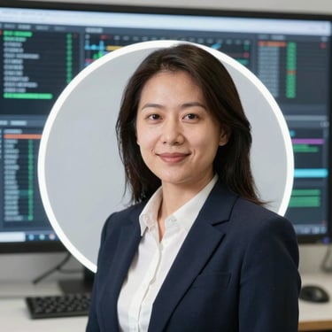 A satisfied customer giving a thumbs up in a factory setting.