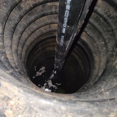 sump pit failed and holding water