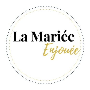 logo la mariée enjouée