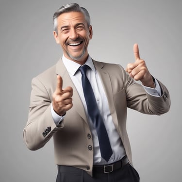 A happy customer giving a thumbs up.