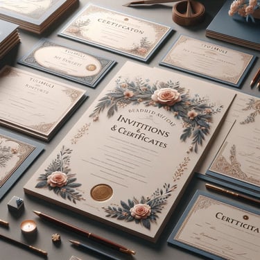 Invitations & Certificates