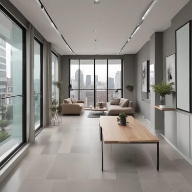 Bright living room with modern inventory