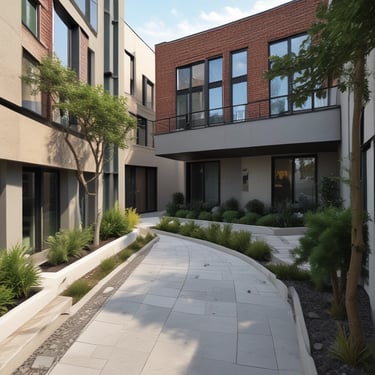 Bright living room with modern inventory