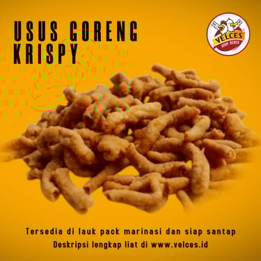 usus goreng krispy velces