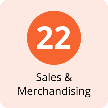 22 Sales & Merchandising Employees to assist you in procurement