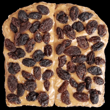 Peanut Butter Raisin Toast