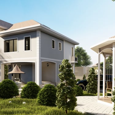 Casa cu design clasic-modern