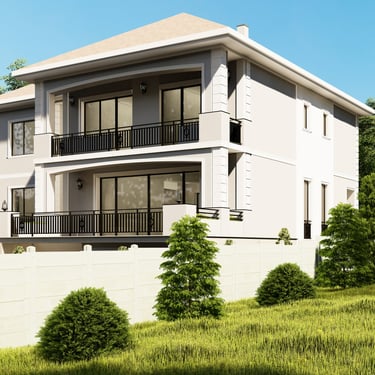 Casa cu design clasic-modern