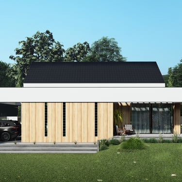 Locuinta moderna cu mansarda