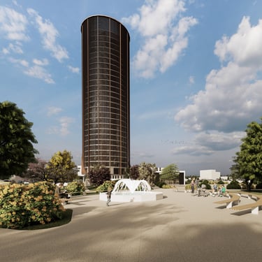 Proiect cladire tip turn - Bucuresti