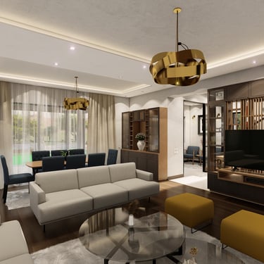 Design interior living open space