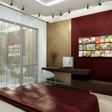 Design interior dormitor matrimonial